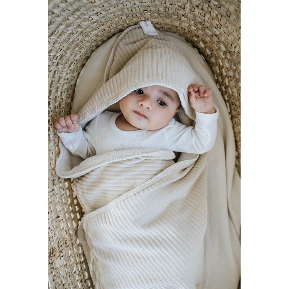 Couverture teddy VIK sable