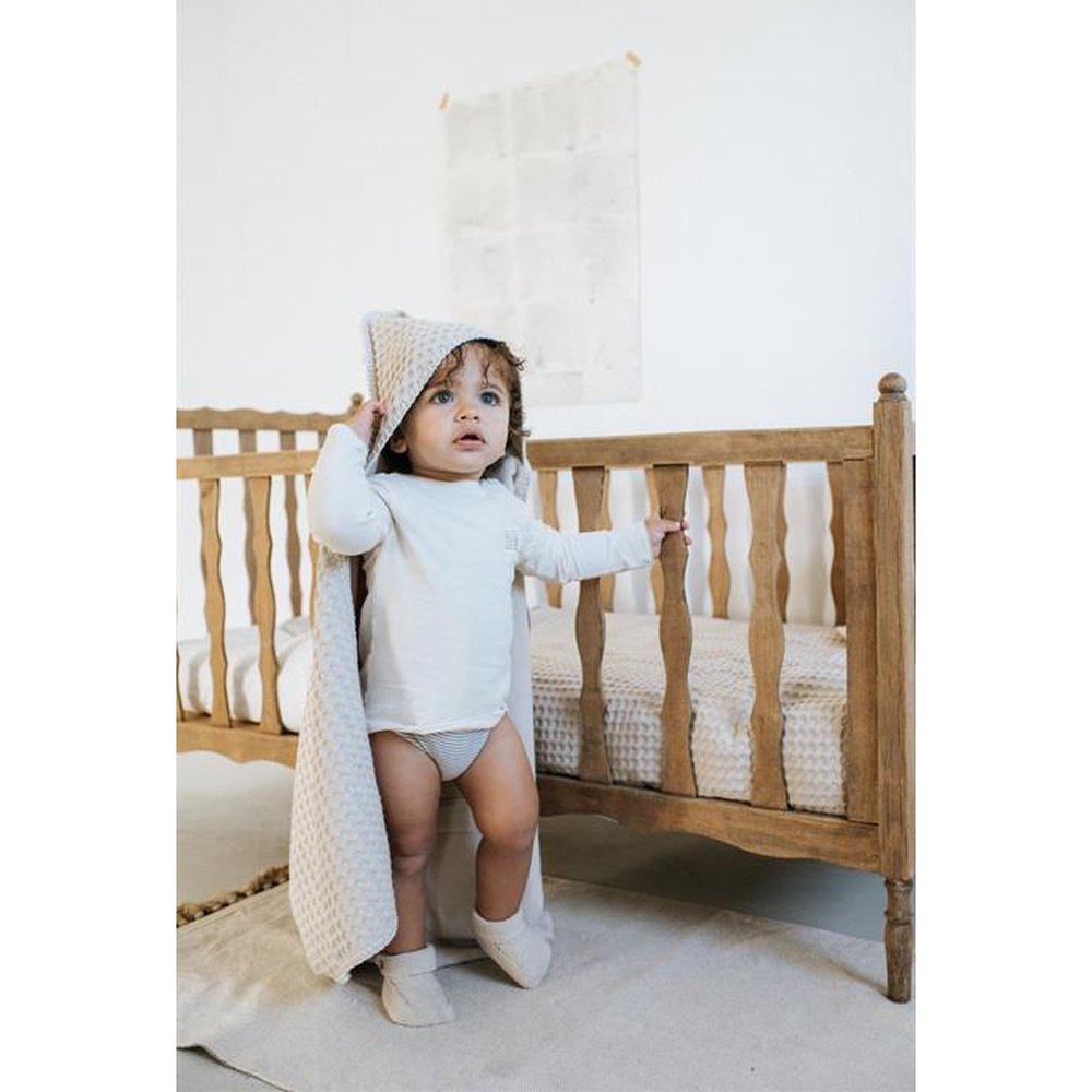 HOUSSE DE COUETTE EN GAZE DE COTON ANTWERP SABLE