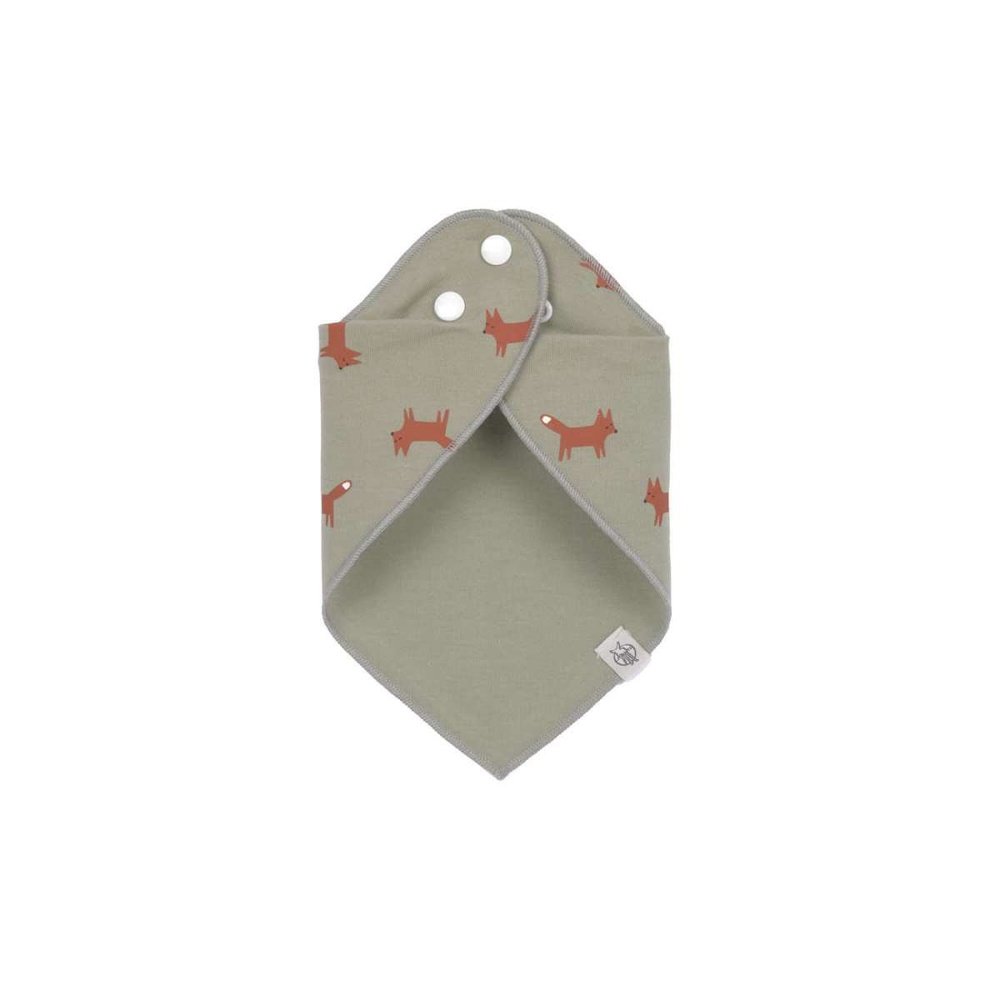 Foulard/bandana triangle bébé motif Little Forest renard Lässig