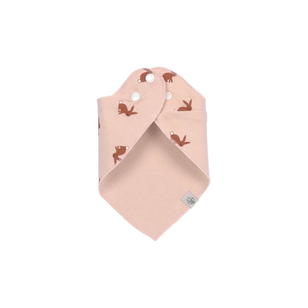 Bavoir triangulaire/bandana bébé à imprimé Little Forest Bunny Lässig