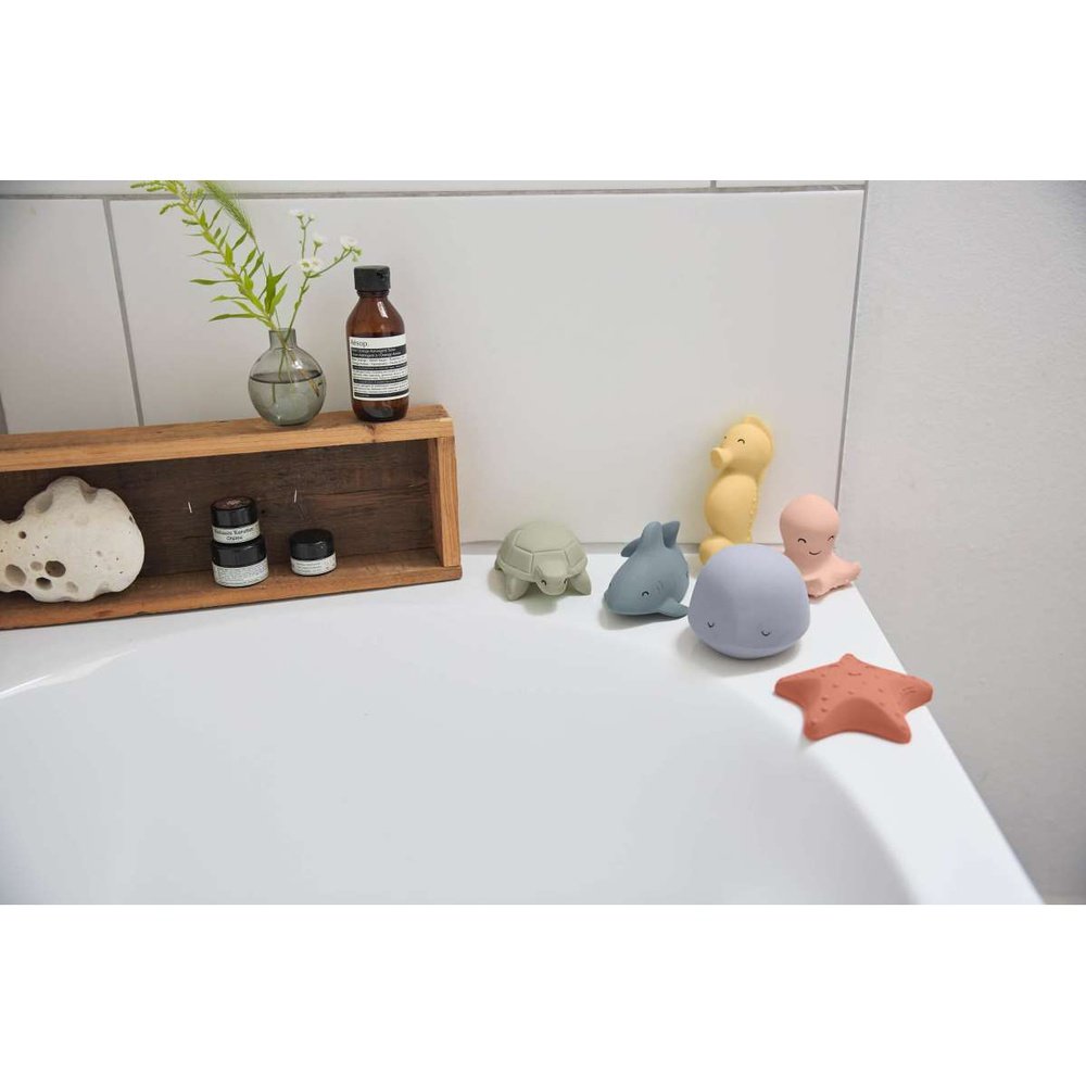JOUET DE BAIN EN CAOUTCHOUC NATUREL - TORTUE
