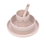 KINDERSERVICES ENSEMBLE ASSIETTE-BOL-GOBELET-CUILLÈRE LITTLE FOREST BUNNY Lässig