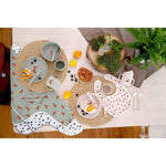SET DE VAISSELLE POUR ENFANT ASSIETTE-BOL-GOBELET-CUILLÈRE LITTLE FOREST RENARD LÄSSIG