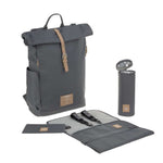 Sac à dos roll-top à langer anthracite Lässig