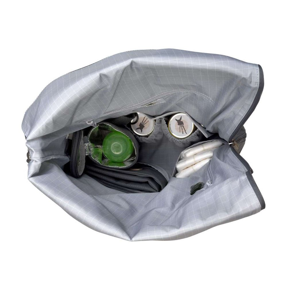 Sac à dos rolltop à langer anthracite Lässig