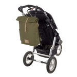 Sac à dos roll-top sac à langer couleur olive Lässig