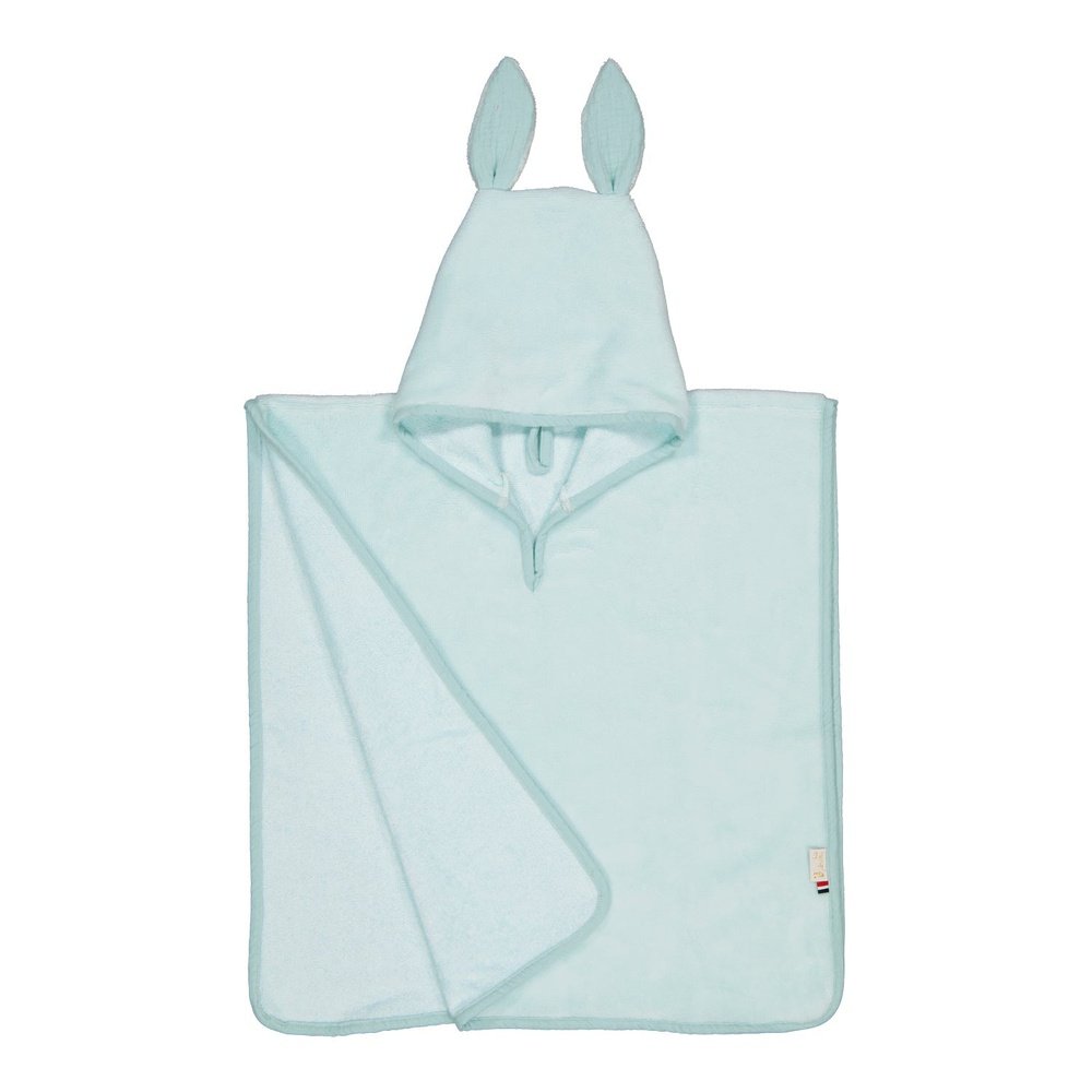 PONCHO DE BAIN EN BAMBOU MENTHE Les Juliettes