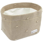 PANIER DE COMMODE MEDIUM MINI NŒUDS SABLE