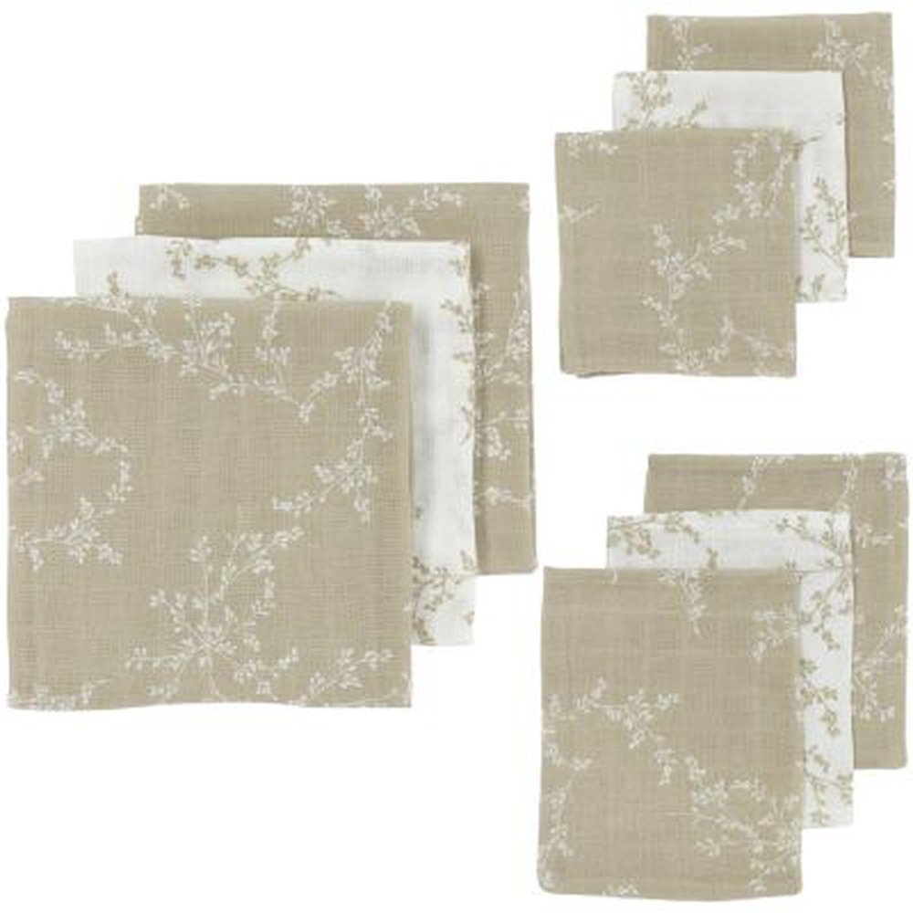 KIT DE DÉPART HYDROPHILE : 3 LANGES TÉTRA, 3 SERVIETTES ET 3 GANTS DE TOILETTE
