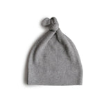 BEANIE - GRIS CHINÉ EN COTON BIO