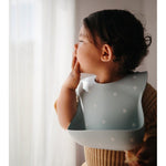 Bavoir en silicone Daisy Mushie