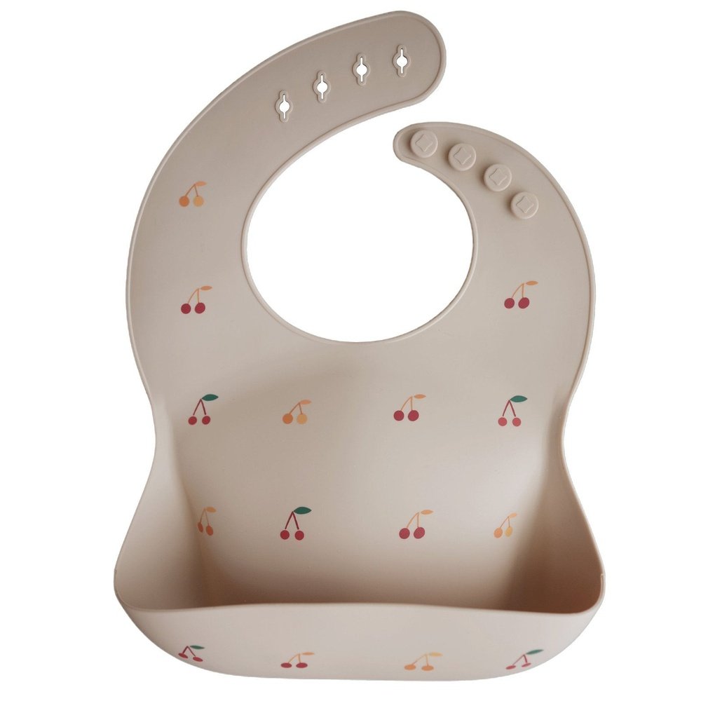 BAVOIR EN SILICONE CERISES Mushie
