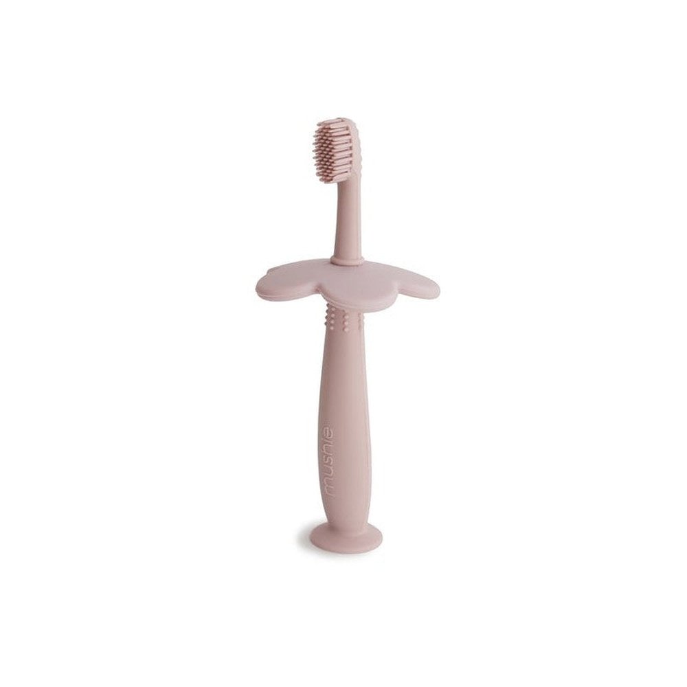 Brosse à dents d’apprentissage fleur - blush