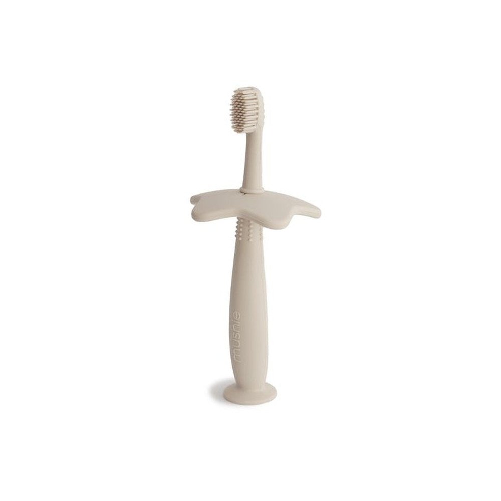 Brosse à dents d’apprentissage Mushie Star - Shifting Sand