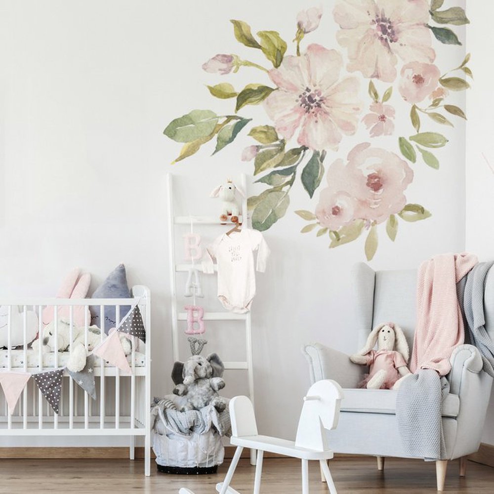 STICKER MURAL FLEURS MilkBar