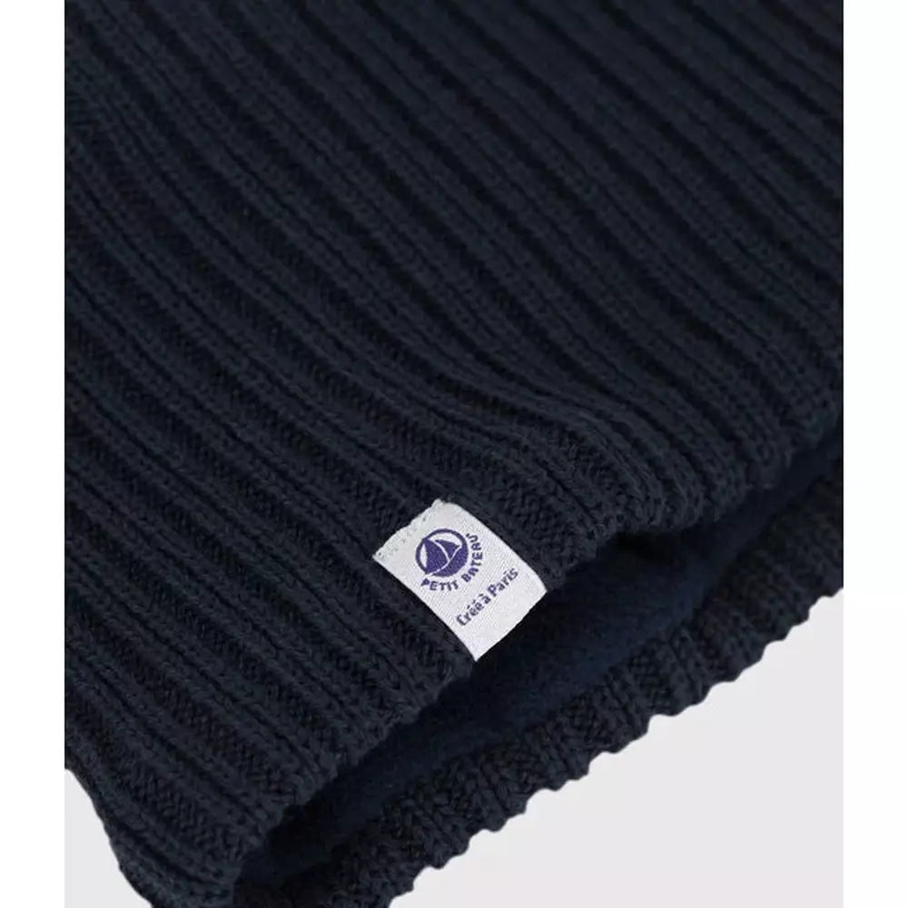 tour de cou bébé en tricot doublé et polaire recyclée