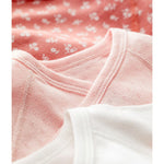 LOT DE 3 BODYS BÉBÉ EN COTON BIO