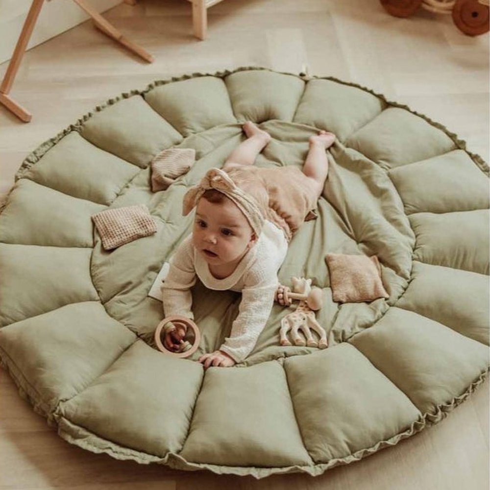 TAPIS DE JEU 3 EN 1 PLAY&GO BLOOM VERT PRAIRIE