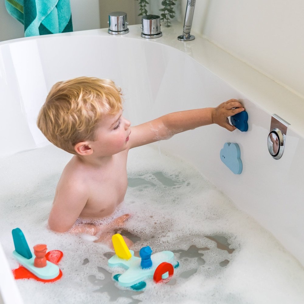 PUZZLE DE BAIN QUUT UP IN THE AIR