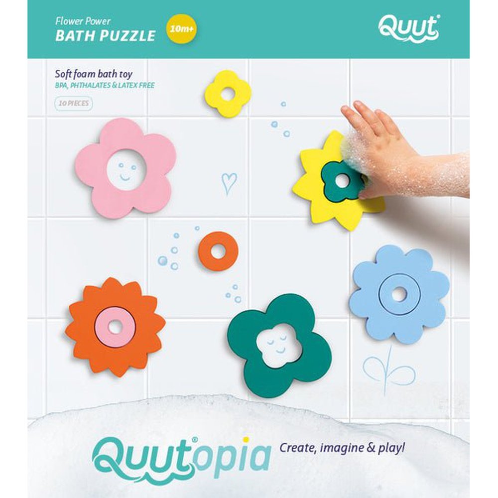 Puzzle de bain Flower Power Quutopia