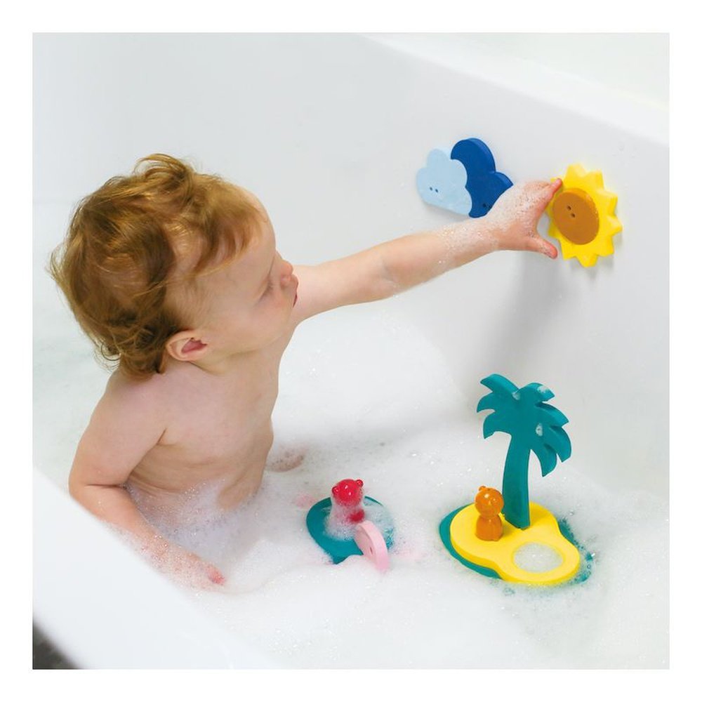 PUZZLE DE BAIN - L'ÎLE AU TRÉSOR