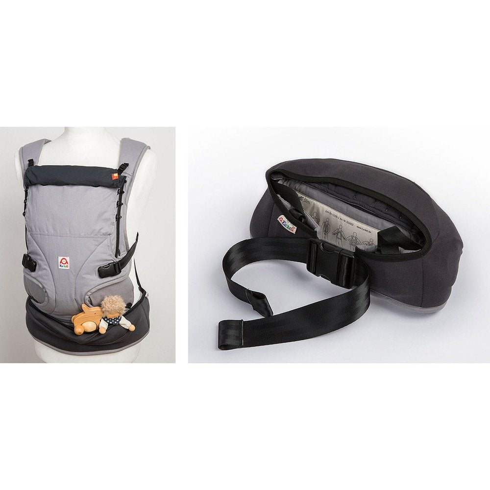 PORTE-BÉBÉ RUCKELI GRIS DOUX STANDARD