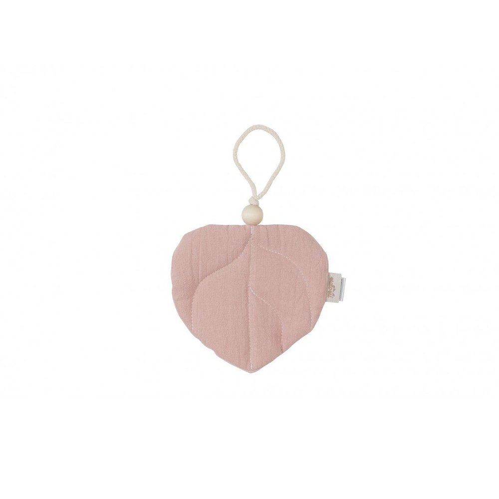 Doudou pour tétine pétale de rose Malomi