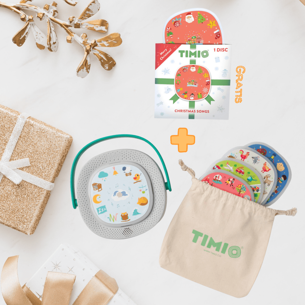 TIMIO Player | Mots, langues, nombres +2 ans avec disque de Noël gratuit