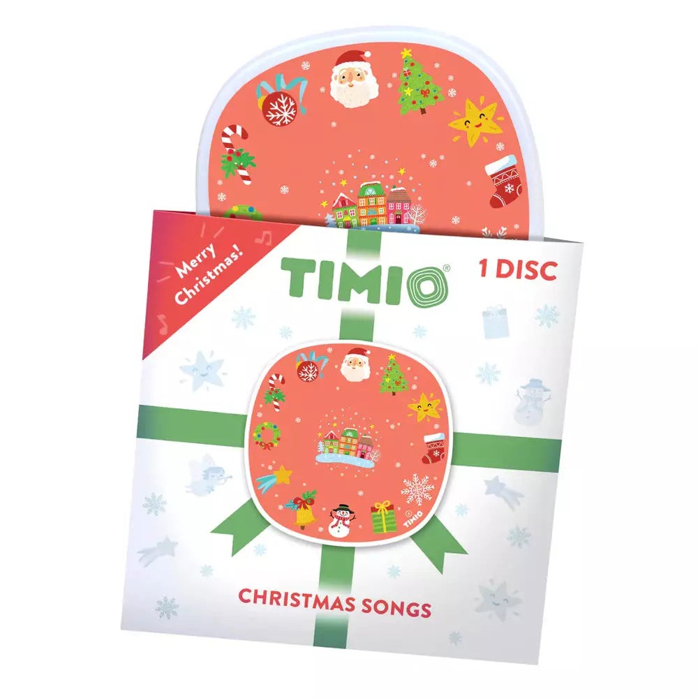 Lecteur TIMIO pour mots, langues, chiffres +2 ans avec disque de Noël gratuit