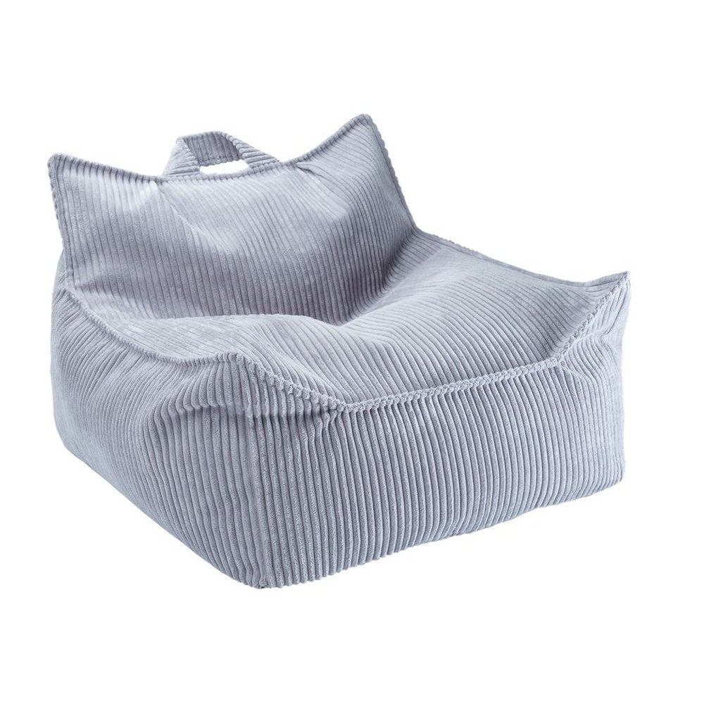 Fauteuil Pouf Bleu Myrtille
