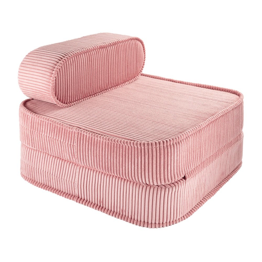 Chaise Flip en mousse rose