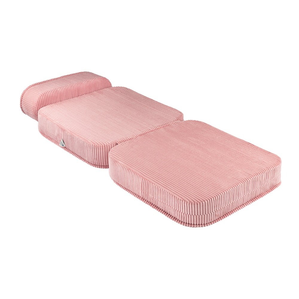 Chaise pliable en mousse rose
