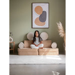 Ensemble de fauteuils - banquette Brown Sugar