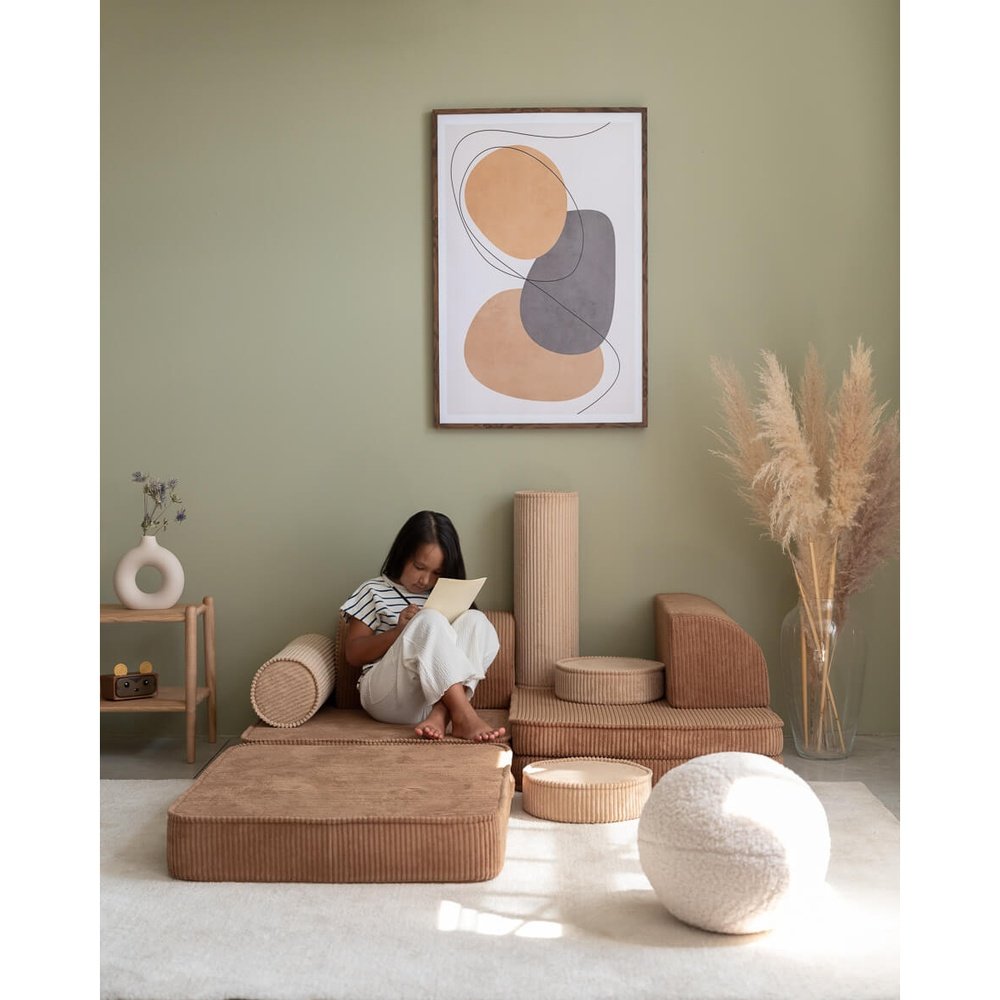 Ensemble de fauteuils - canapé couleur toffee