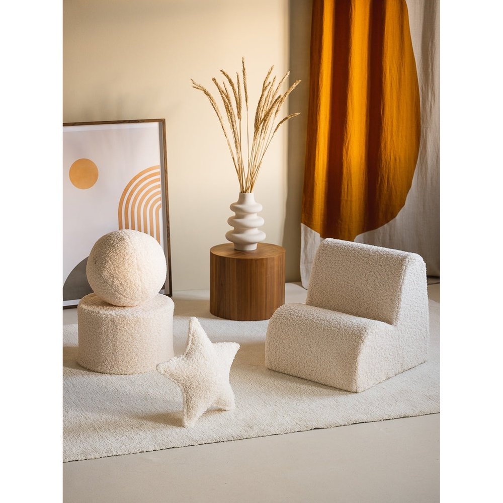 PETIT FAUTEUIL NUAGE - BLANC CRÈME