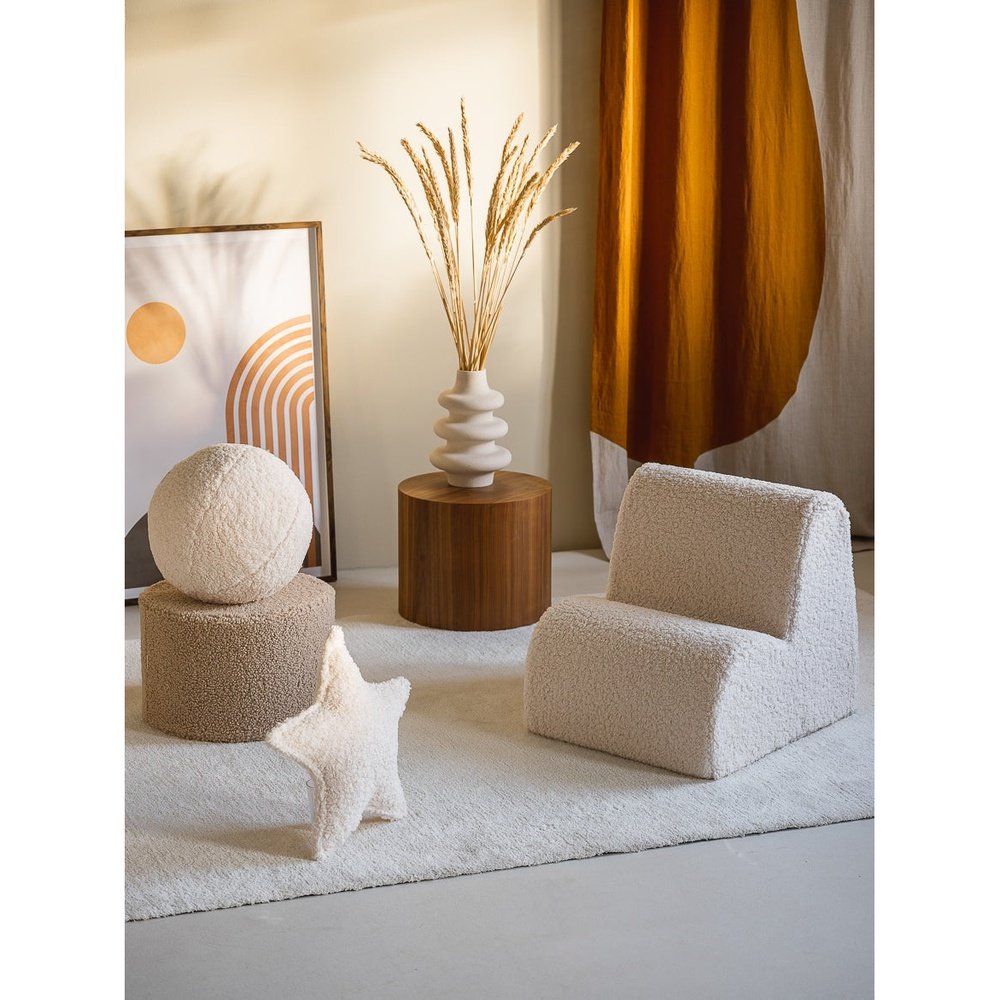 PETIT FAUTEUIL NUAGE - BLANC CRÈME